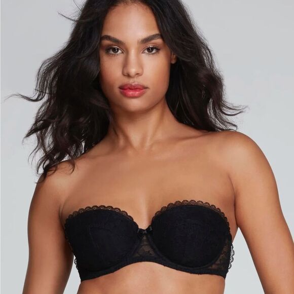 NWT AGENT PROVOCATEUR STRAPLESS LACE BRA 34B - Picture 12 of 13